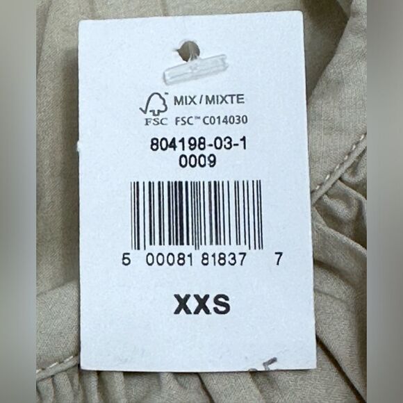 GAP Eyelet Flutter‎ Sleeve Top Size XXSMALL - Picture 9 of 9